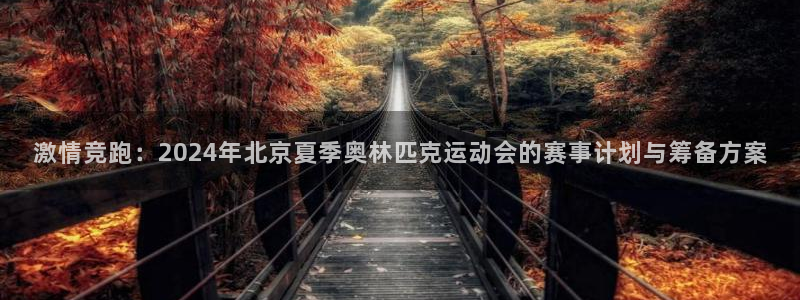 vsport体育在线官网：激情竞跑：2024年北京夏季奥林匹克运动会的赛事计划与筹备方案