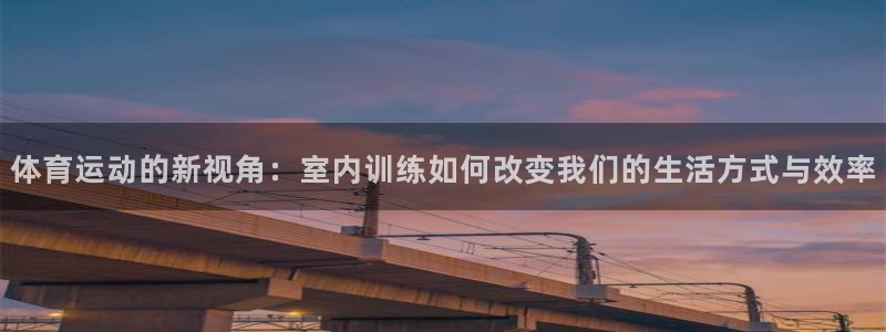 vsport体育：体育运动的新视角：室内训练如何改变我们的生活方式与效率