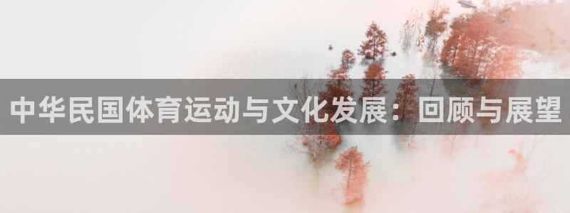 vsport体育在线官网：中华民国体育运动与文化发展：回顾与展望